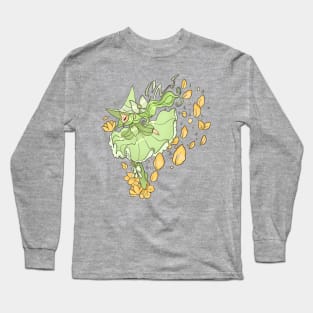 Peridot Birthstone Witch Long Sleeve T-Shirt